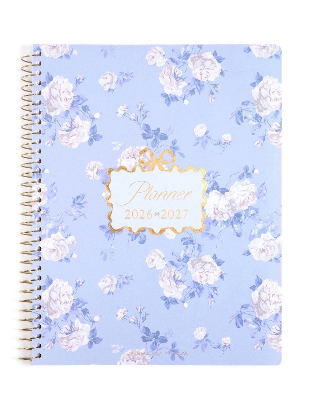 NWT LoveShackFancy x Target Planner Whisper Blue 2026 2027
